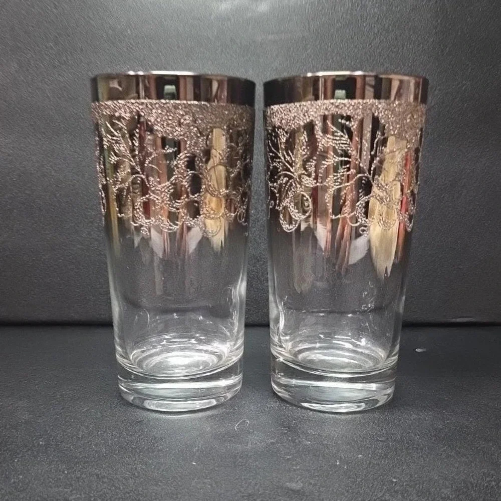 Dorothy‎ Thorpe Ombré Tumblers, Set of 2, Vintage Mid-Century Modern Drinkware